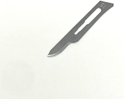 Disposable Surgical Scalpel Blades Sterile High Grade Carbon Steel 2.1 10xx Individually Foil Wrapped by PP MEDICAL SURGICAL Size 15 Box of 100