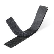 MJ May 1005-AP-PBB-5 Velcro Brand, 1-12" Wide, Plain Back, Hook and Loop Combo Pack, 5' Length, Black