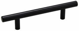 Style Selections 96mm Center-to-Center Matte Black Bar Cabinet Pull