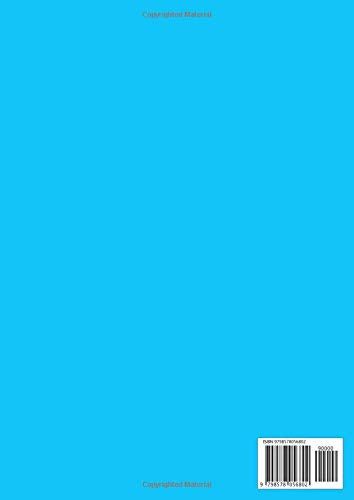 A4 10mm Lined Exercise Book: DyslexiaVisual Stress Relief, Tinted Coloured Paper Notebook - CREAM Paper, 80 GSM, 100 Pages  10 mm Line Ruled With Margin  For School  Home Use - Blue Cover