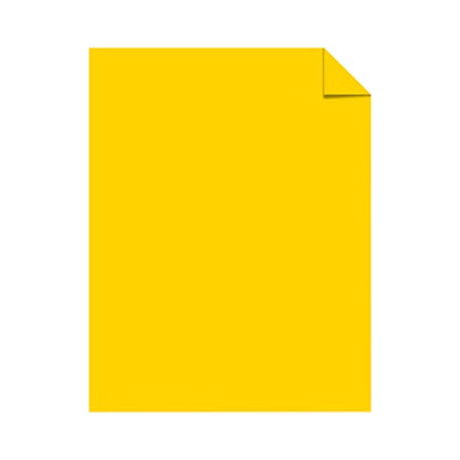 Neenah Astrobrights Bright Color Paper, 8 12in. x 11in., 24 Lb, FSC Certified, Solar Yellow, Ream Of 500 Sheets, 21538