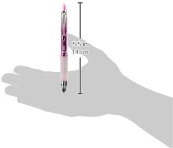 Uni-Ball 207 Pink Ribbon Retractable Gel Pen Black Ink 0.7mm (1783849)