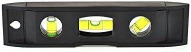 Magnetic Torpedo Level, Spirit Level 3 Bubble Torpedo Magnetic Level Bubble Measuring Tool (6 inch)