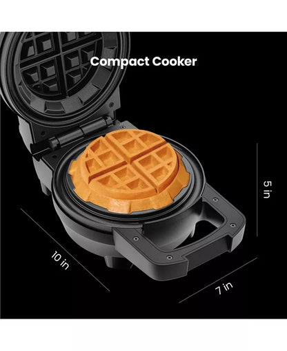 5" Stuffed Belgian Waffle Maker w/ Non-Stick Surface