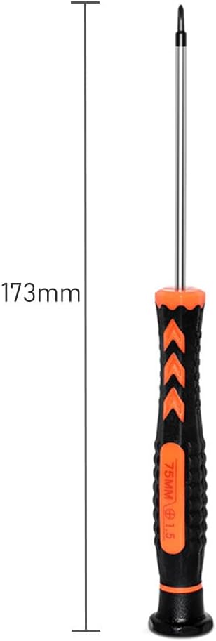 1.5mm Phillips PH000 Screwdriver Precision Magnetic Cross Head Screwdriver Compatible with iPhone MacBook Laptop Repair Tool