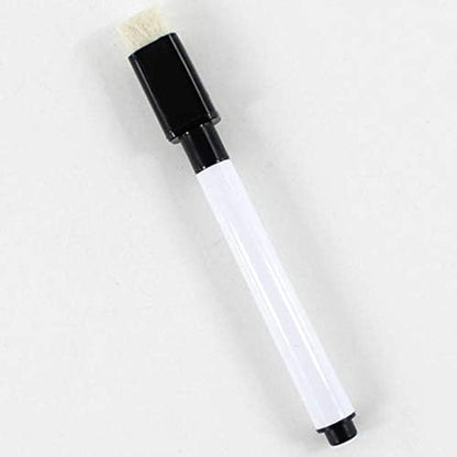 10 Pack Magnetic Dry Erase Markers with Eraser Cap Tips. Magnetic Feature is Great to Use On Fridge, Locker, Etc.(Black)
