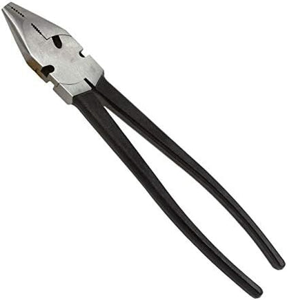 10" Premium Fence Pliers Round Nose Utica Style