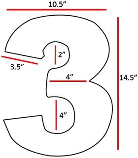 Numeric cake pan 35cm birthday cake tin number three 3 large 14" cake mold