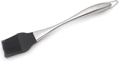 Basting Brush Silicone Oil Brush Stainless Steel Brushes for Kitchen BBQ Grilling Basting