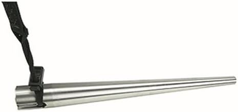 Klein Tools 3259TTS Broad-Head Bull Pin, Made in USA, Made of Forged, Heat-Treaded Steel With Black Finish and Tether Hole, 1-5/16-Inch