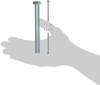014973244538 Full Thread Hex Tap Bolts, 12-13 x 5, Piece-25