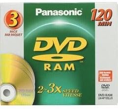 PANASONIC DVD-RAM Disc for Video Recording - LMAF120LU 3