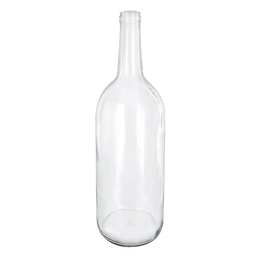 1.5 Liter Clear ClaretBordeaux Bottles, 6 per case