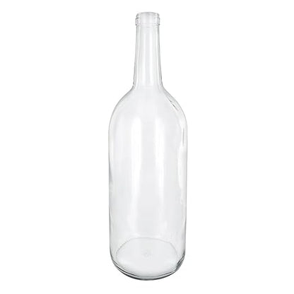 1.5 Liter Clear ClaretBordeaux Bottles, 6 per case