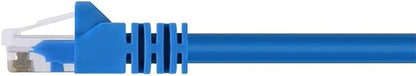 Monoprice 7FT 24AWG Cat5e 350MHz UTP Ethernet Bare Copper Network Cable - Blue