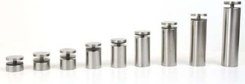 Stainless Steel Standoff - 1-1/2" Diameter 3/4" Length Brushed Finish