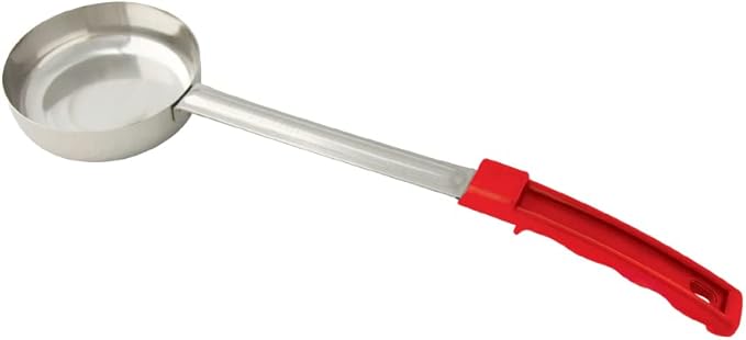 32421 Portion Controller Stainless Steel 2 Ounce Red Handle