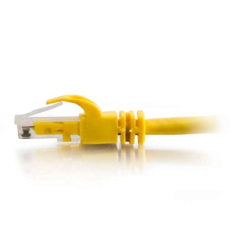 C2GCables to Go 27872 Cat6 Snagless Unshielded (UTP) Network Crossover Ethernet Cable, Yellow (7 Feet2.13 Meters)