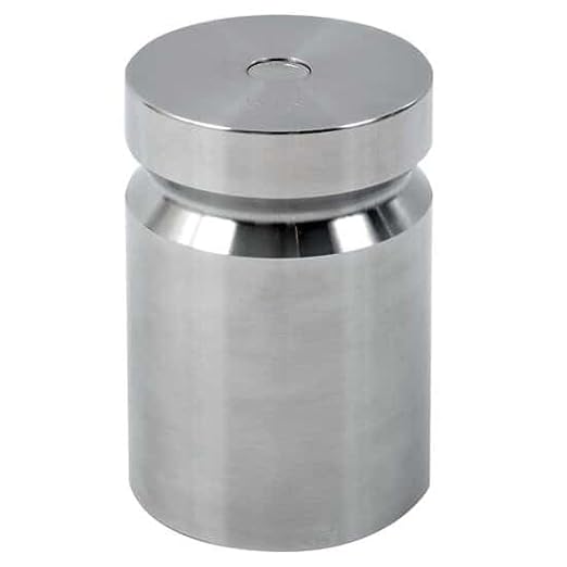 Test Weight 5 Lb Class F with Traceable Certificate, Cyl Indrical with Groove