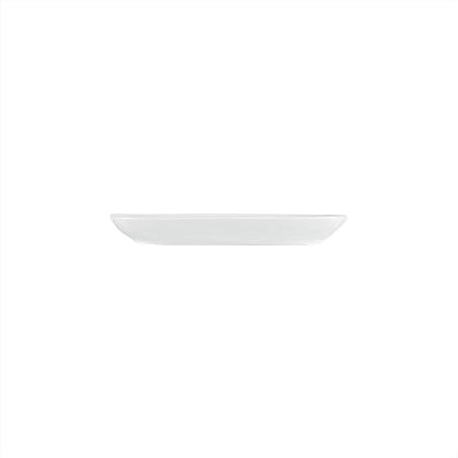 Porcelain Delta-Coupe 9.25" x 6.25" x h:1" Oval White Porcelain Platter (Set of 2)