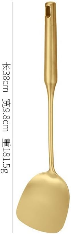 1 Piece, 201 Stainless Steel, Kitchen Cooking Tools, Stir, Golden Gift, Suitable for Flip, Omelette, Baking S Frying Fish Stir Fry and so on.