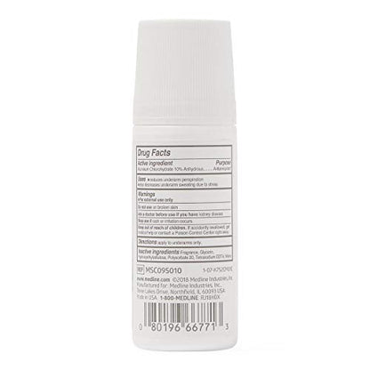 Medline MedSpa Roll-On Antiperspirant Deodorant 1.5oz 1Ct