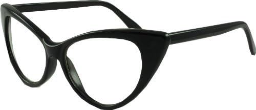 Men's Cat's Eye Retro Geek Style Non Polarized Glasses 50