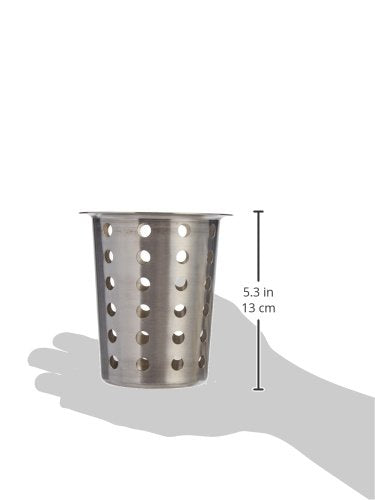 Winco FC-SS Flatware Cylinder, Stainless Steel Medium