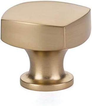 Emtek 86450 Freestone Knob Urban Modern Satin Brass (1-14" Width)