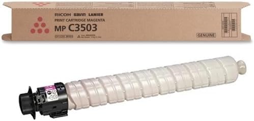 Ricoh 841815 MP C3003 3004 3503 3504 Toner Cartridge (Magenta) in Retail Packaging