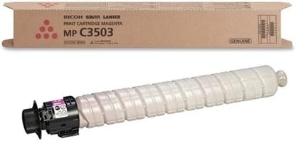 Ricoh 841815 MP C3003 3004 3503 3504 Toner Cartridge (Magenta) in Retail Packaging
