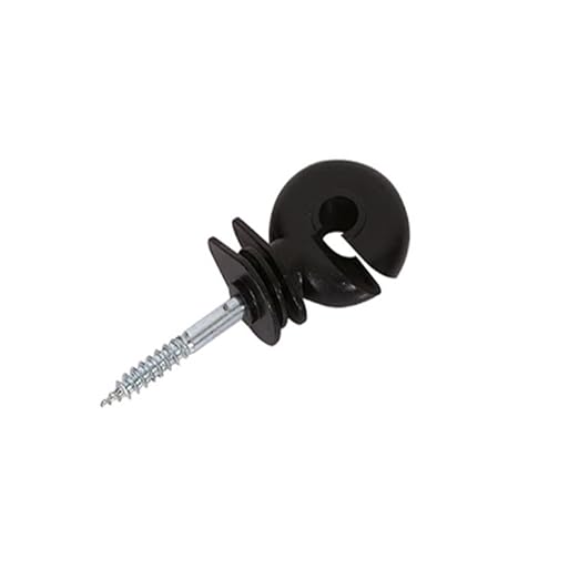 CHILDWEET Insulators for Electronic Fence 15pcs Post Insulators Material Fastening Wall Ring