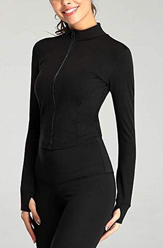 This super soft, breathable jacket is perfect for your workouts and everyday wear. The thumb holes and slim fit keep you covered and comfortable