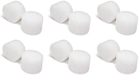 Nispira Replacement Sponges Air Filter Compatible with AdultKid Compressor System Cool Mist Inhaler Vaporizer, 12 Filters