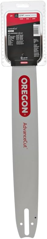 Oregon 20-Inch Replacement Chainsaw Bar and L81 AdvanceCut Chainsaw Chain Combo, 81 Drive Links, Pitch: .325", .063" Gauge, Low Vibration (105671), fits several Stihl models, Grey