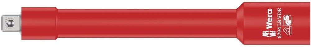 Wera 05004965001 8794 LB VDE Zyklop extension, insulated, long, 3/8", 3/8" x 166 mm