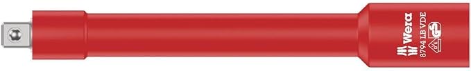 Wera 05004965001 8794 LB VDE Zyklop extension, insulated, long, 3/8", 3/8" x 166 mm