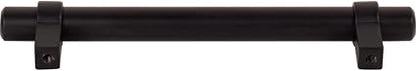 Jeffrey Alexander 128 mm Center-to-Center Matte Black Key Grande Cabinet Bar Pull