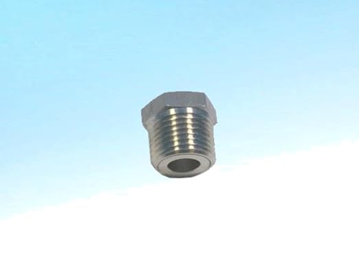 Parker 1872 22 14 Adaptor, 316L Stainless Steel, NPT, Reducer Male and Female, 1/2" and 1/4"