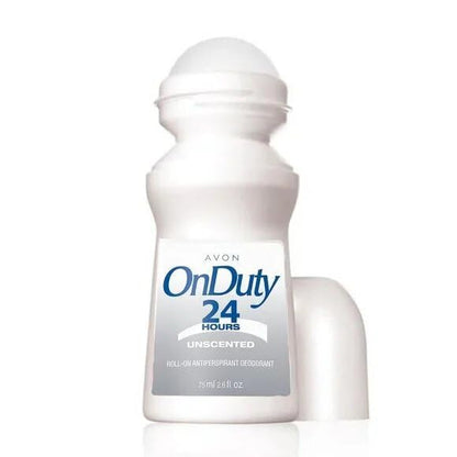 Avon On Duty 24 Hours Unscented Roll-On Anti-Perspirant Deodorant - Bonus Size