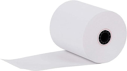 (10 Rolls) 3" x 150' 1 Ply Bond (Non AiThermal Kitchen Printer Paper) POS Receipt Cash Register For Star SP700 SRP275 SMP200 TMU200 MP500 NCR 2174 XR200 IMPACT Printers Requires Ribbons ERC303438