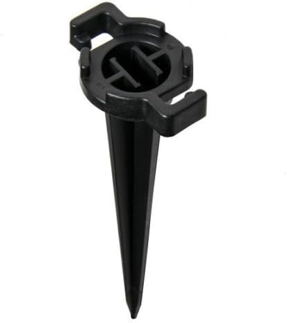4.5 Inch Universal Christmas Light Stake Black Bag of 25 Use with C7 or C9 String Lights (25)