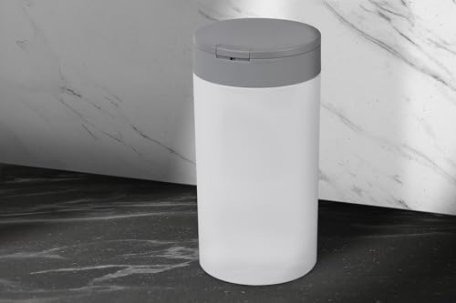 Disinfecting Wipes Dispenser - Push Button Decorative Holder for Standard Cleaning Wipes Container, Use in Kitchen Countertop, Bathroom, Classroom (White)
