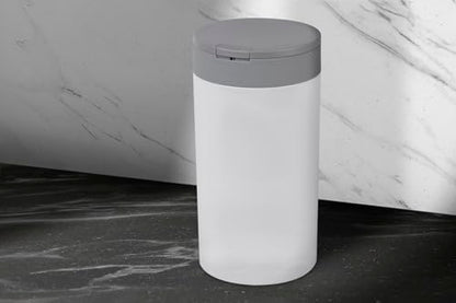 Disinfecting Wipes Dispenser - Push Button Decorative Holder for Standard Cleaning Wipes Container, Use in Kitchen Countertop, Bathroom, Classroom (White)