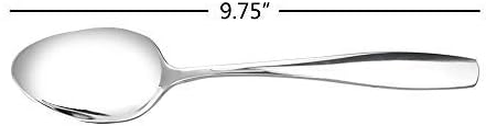 Ggbin 6 Pieces Stainless Steel Dinner Buffet Serving Spoons, 9.75 Inches