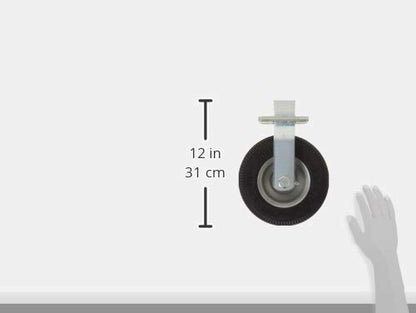 Marathon 8" Rigid Caster with Flat Free Tire