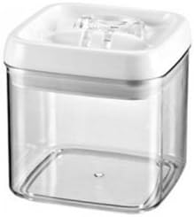 Felli Housewares Flip Tite Ring Canister, Square, 0.5 QT