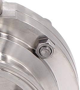 DERNORD 2 Pack 2 Inch Tri Clamp Sanitary Butterfly Valve with Pull Handle Stainless Steel 304 Tri Clamp Clover (2" Tube OD)