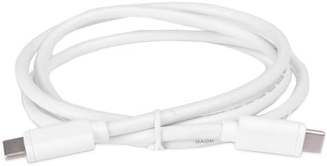 3.3' Logisys Hi-Speed USB 3.1 Type C (USB-C) (M) to USB 3.1 Type C (M) Cable (White) - CC31M