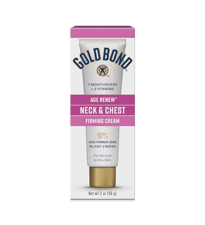 Gold Bond Age Renew Neck & Chest Firming Age Renew Cream, 2 oz., Clinically Tested Skin Firming Cream
